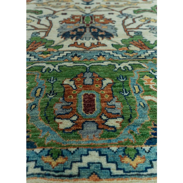 Oriental Hand Knotted Rug 9'1" x 11'5" #20647 For Sale In Houston - Image 6 of 8