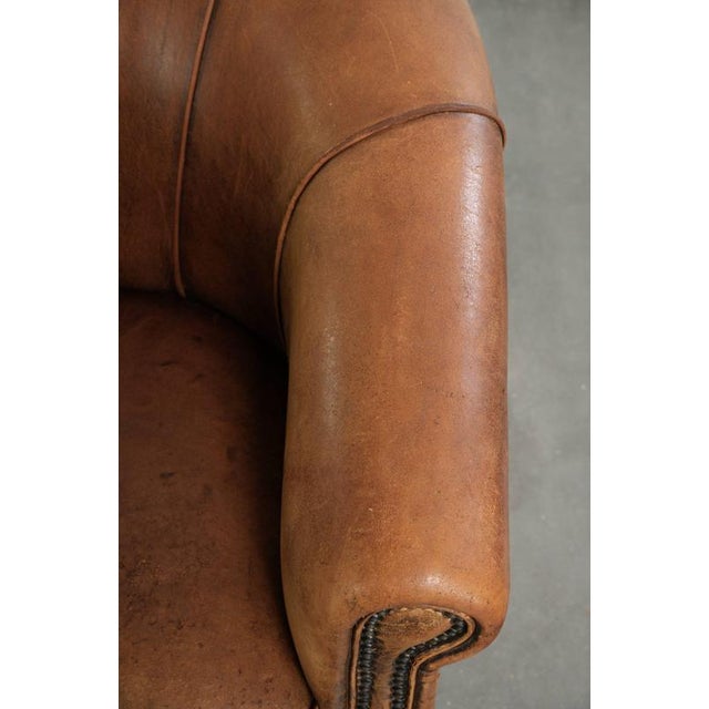 Vintage Sheepskin Club Armchairs, Set of 2 For Sale - Image 9 of 16