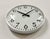 Vintage Silver Wall Clock from Esmi, 1980s For Sale - Image 4 of 17