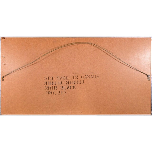 Late 20th Century Retro Modern Custom Dual Mirror Made In Canada For Sale - Image 4 of 7