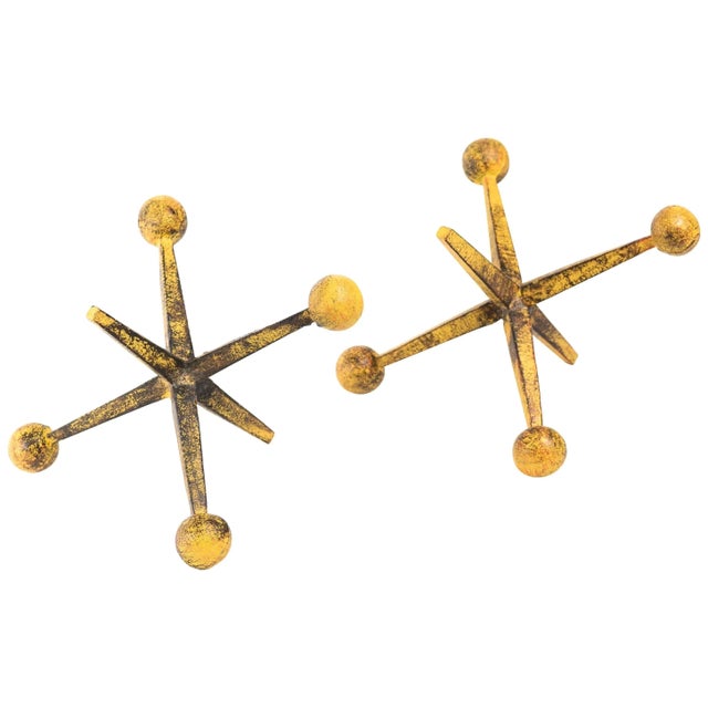 1950s Patinated Iron Jax Sculpture Bookends - A Pair For Sale - Image 11 of 11