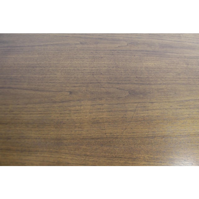 Brown Mid-Century Modern Walnut Surfboard Conference/Dining Table For Sale - Image 8 of 13