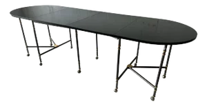 Maison Jansen model Royal 2 patina Expandable Dining Room Table