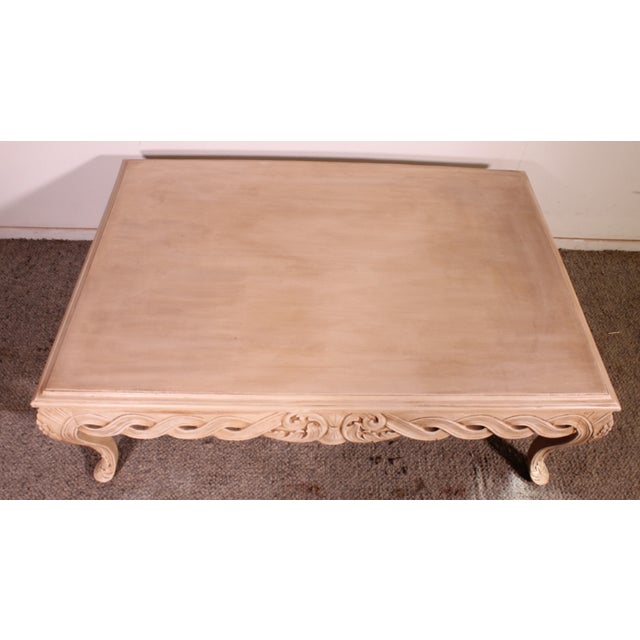 Polychrome Wooden Coffee Table, 1980s For Sale - Image 12 of 13