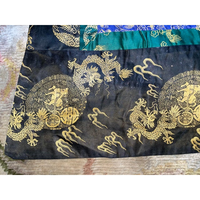 Green Mid 20th Century A Hand Painted Tibetan Thangka For Sale - Image 8 of 12