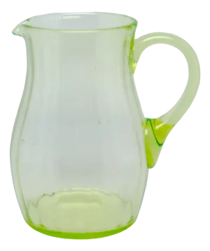 Polish Art Deco Uranium Jug from Hortensja Glassworks, 1930s