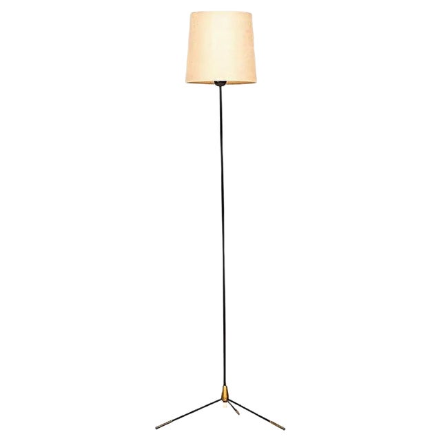 Floor Lamp attributed to Hans Bergström for Eskilstuna Elektrofabrik, Sweden, 1950s For Sale