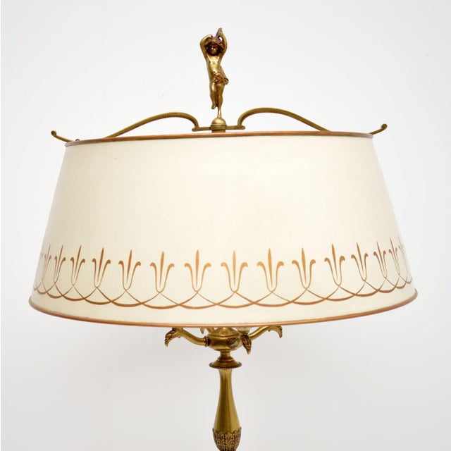 1900 - 1909 Neo-Classical French Tole Floor Lamp, 1900s For Sale - Image 5 of 12