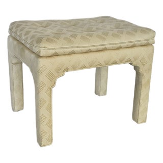 1970’s Billy Baldwin Style Upholstered Footstool For Sale