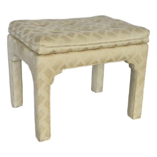 1970’s Billy Baldwin Style Upholstered Footstool For Sale