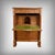 This Empire secretary desk is crafted from cherry wood with a burr elm veneer front. At the top, a drawer in the frieze...