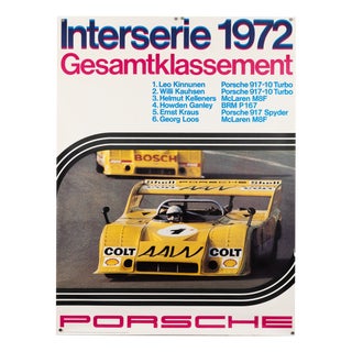 Original Porsche Poster by Edgar Dambacher, 1981 For Sale