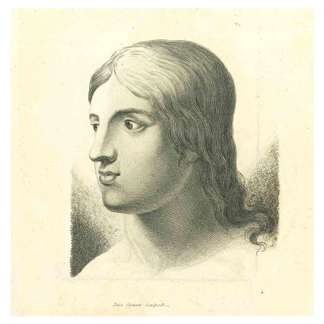 Johann Caspar Lavater, Portrait, Original Etching, 1810 For Sale