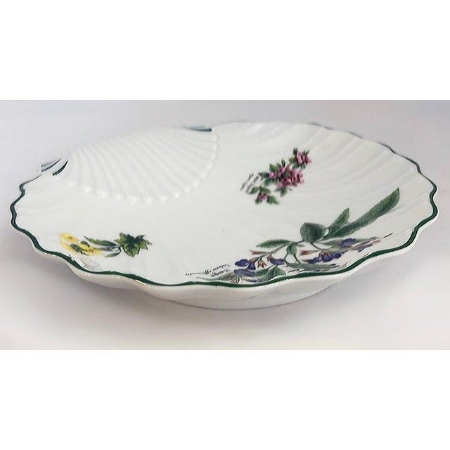 1990s Royal Worcester Porcelain Wild Thyme Sage Plates, England- a Pair For Sale In Miami - Image 6 of 11