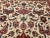 Vintage Persian Isfahan Rug, Handwoven Floral Pattern, Ivory & Red, 7’ X 11’ For Sale - Image 10 of 12