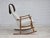 Vintage Scandinavian High-Backed Rocking Chair, 1970s For Sale - Image 14 of 18