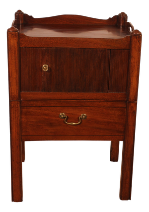 Georgian Mahogany Nightstand, 1700s