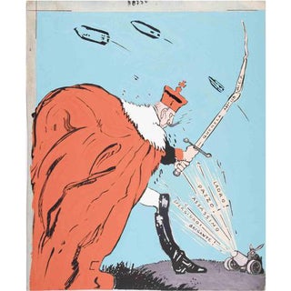 Gabriele Galantara, The Lawsuit, 20th Century, Mixed Media For Sale
