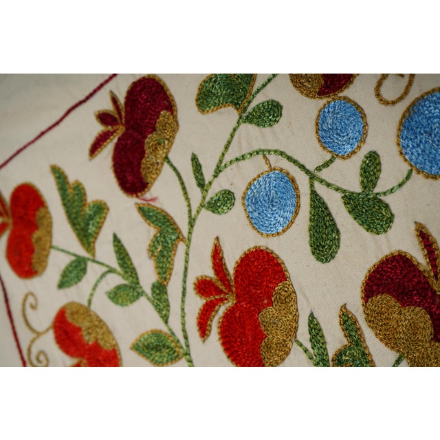 1960s 19th Century Suzani Tablecloth - Wall Decor For Sale - Image 5 of 10