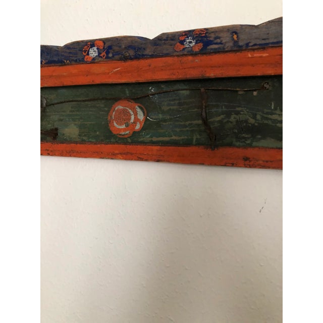 Metal Belgium Original Paint School House Hat/Coat Rack For Sale - Image 7 of 10