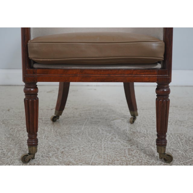 Antique English Regency Rosewood Frame Chair For Sale - Image 9 of 18