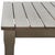 Spritely Home Martinique Wood Patio Coffee Table, Light Grey For Sale - Image 4 of 9