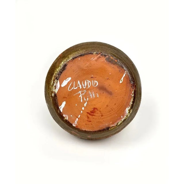 Ceramic Vase by Claudio Pulli, Italy, 1970s For Sale - Image 9 of 10
