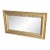 Antique 19th Century Gilded Gesso & Wood Rectangular Mantel Mirror 51.5 X 30" For Sale
