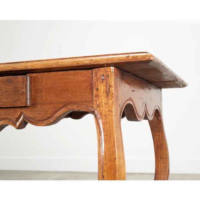 18th Century Country French Provincial Walnut Writing Desk For Sale - Image 16 of 18