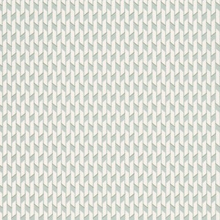 Sample - Schumacher X David Oliver Empire Wallpaper in Blue Charm For Sale