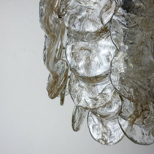 Vintage Murano Glass Chandelier from Mazzega, Italy 1970s For Sale - Image 6 of 18