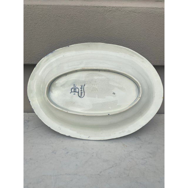 19th Century Majolica Palissy Wall Fish Platter Choisy Le Roi For Sale - Image 11 of 11