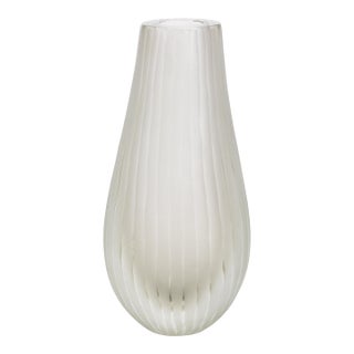 Hand-Blown Murano Supreme Vase in Citrine Tall For Sale
