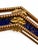Octagonal Wall Mirror in Cobalt Blue Eglomise Glass and Gilded Wood, 1960s For Sale - Image 4 of 8