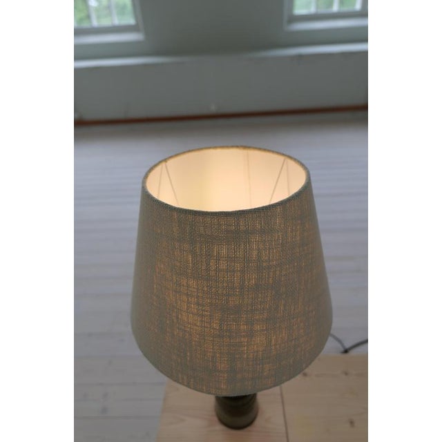 Mid-Century Modern Table Lamps in Stoneware by Olle Alberius for Rörstrand, 1970s, Set of 2 For Sale - Image 11 of 13