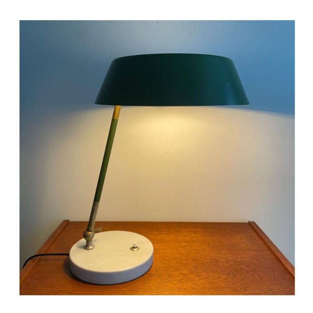 Metal Vintage Italian Table Lamp from Stilux Milano, 1950s For Sale - Image 7 of 15