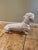 White 1960s Life Sized Italian Glazed Terra Cotta Dachshund For Sale - Image 8 of 12