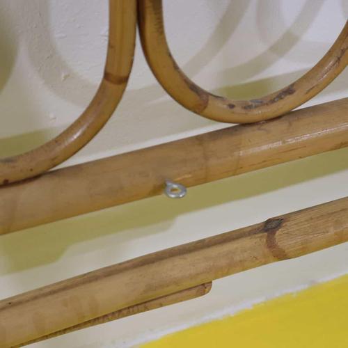 2000 - 2009 Single Bed Headboards in Woven Bamboo, Set of 2 For Sale - Image 5 of 10