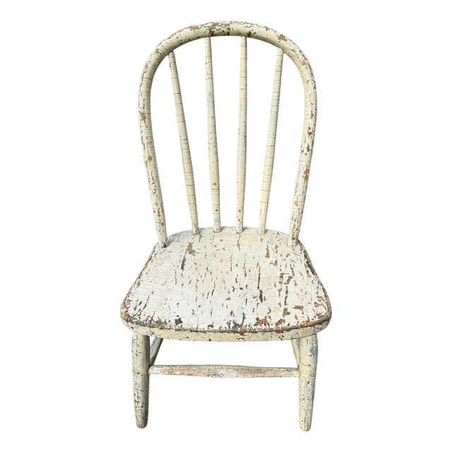 Authentic Vintage Rachel Ashwell Shabby Chic Couture Side Chair Child Sized For Sale
