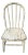 Distressed White Children's Windsor Side Chair For Sale