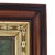 Early 20th Century Aesthetic Movement Solid Walnut Frame W Gilt Gesso Liner and Portrait Print C1900 For Sale - Image 5 of 14