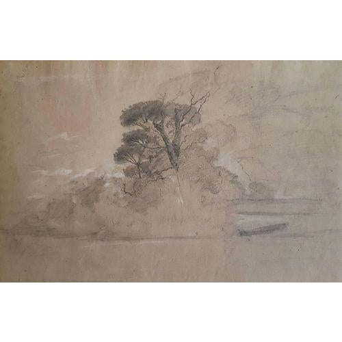 Giovanni (Nino) Costa, Landscape, Drawing on Paper, 19th Century For Sale - Image 3 of 3