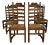 French Farmhouse Ladder Back Dining Chairs – Set of 6 For Sale