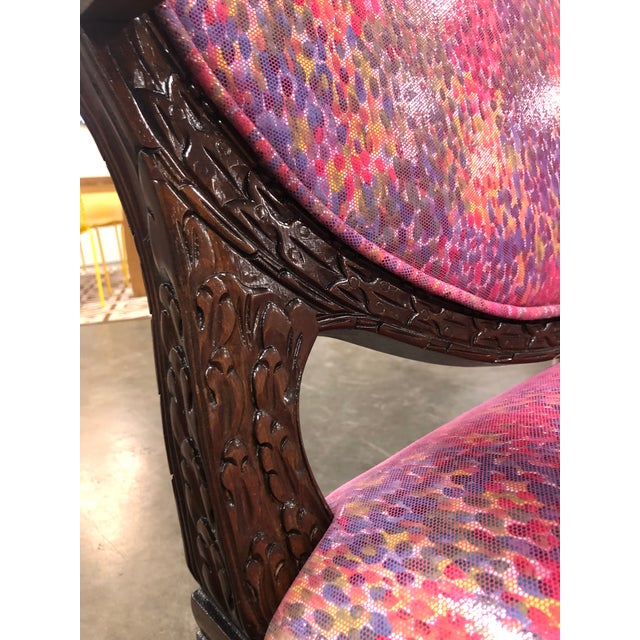 Italian Hand Carved Accent Chair Chairish
