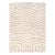 Edgy Hand-Tufted Ivory Area Rug- 6' 0'' X 9' 0'' For Sale