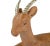 Ceramic Deer With Brass Horns For Sale - Image 10 of 10