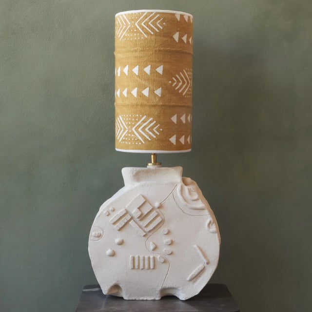 Cream Table Lamp by Ingrid Vermulst For Sale - Image 8 of 9