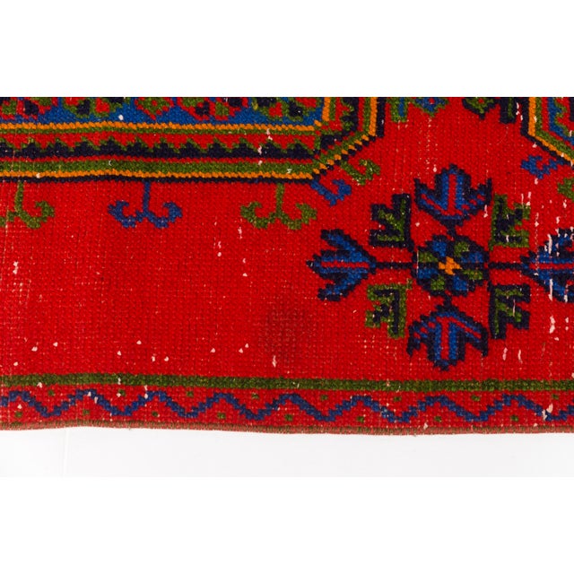 Vintage Turkish Tribal Runner Rug For Sale - Image 10 of 10
