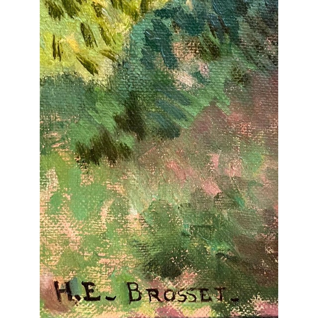 Artwork sold with frame (86.5 x 105 cm) Henri Édouard Brosset (1875–1955) was a Swiss painter and graphic artist born in...