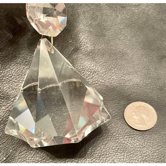 Mid 20th Century Statement Chandelier Mid Century Crystal Massive Multi Tiered For Sale - Image 5 of 5